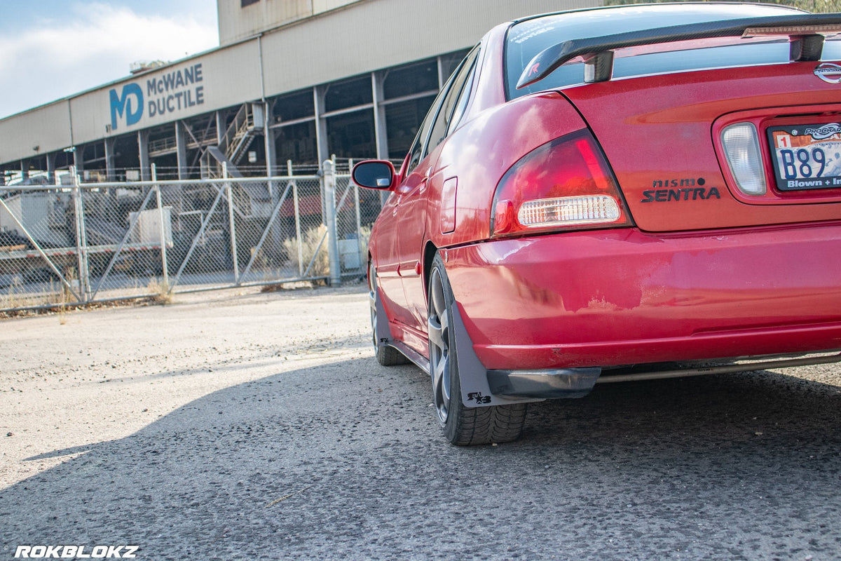 RokBlokz - Nissan Sentra SE-R (all models) 2000-2006 Rally Mud Flaps