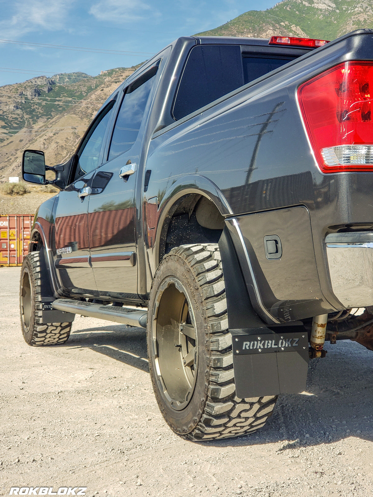 RokBlokz - NISSAN TITAN 2004-2015 STEP BACK Mud flaps