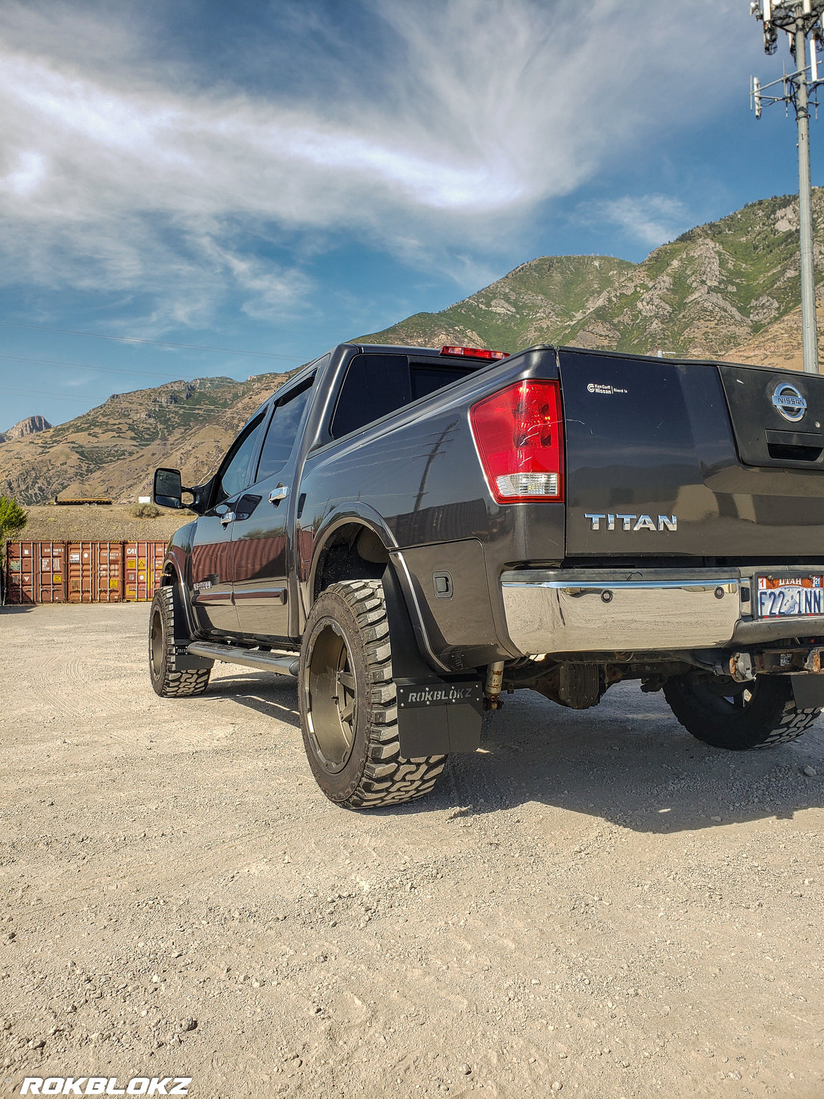 RokBlokz - NISSAN TITAN 2004-2015 STEP BACK Mud flaps