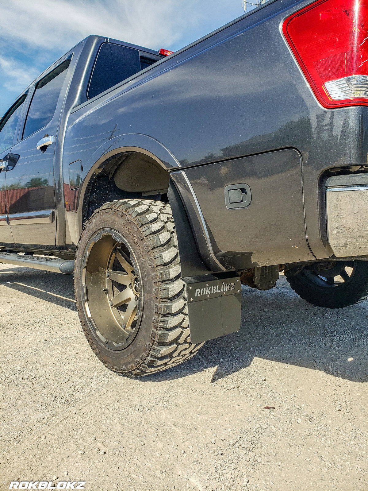 RokBlokz - NISSAN TITAN 2004-2015 STEP BACK Mud flaps