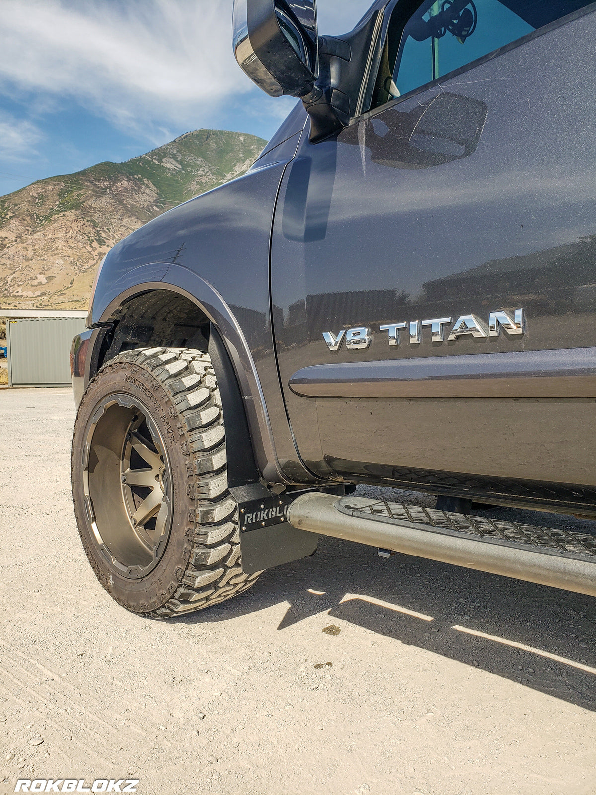 RokBlokz - NISSAN TITAN 2004-2015 STEP BACK Mud flaps