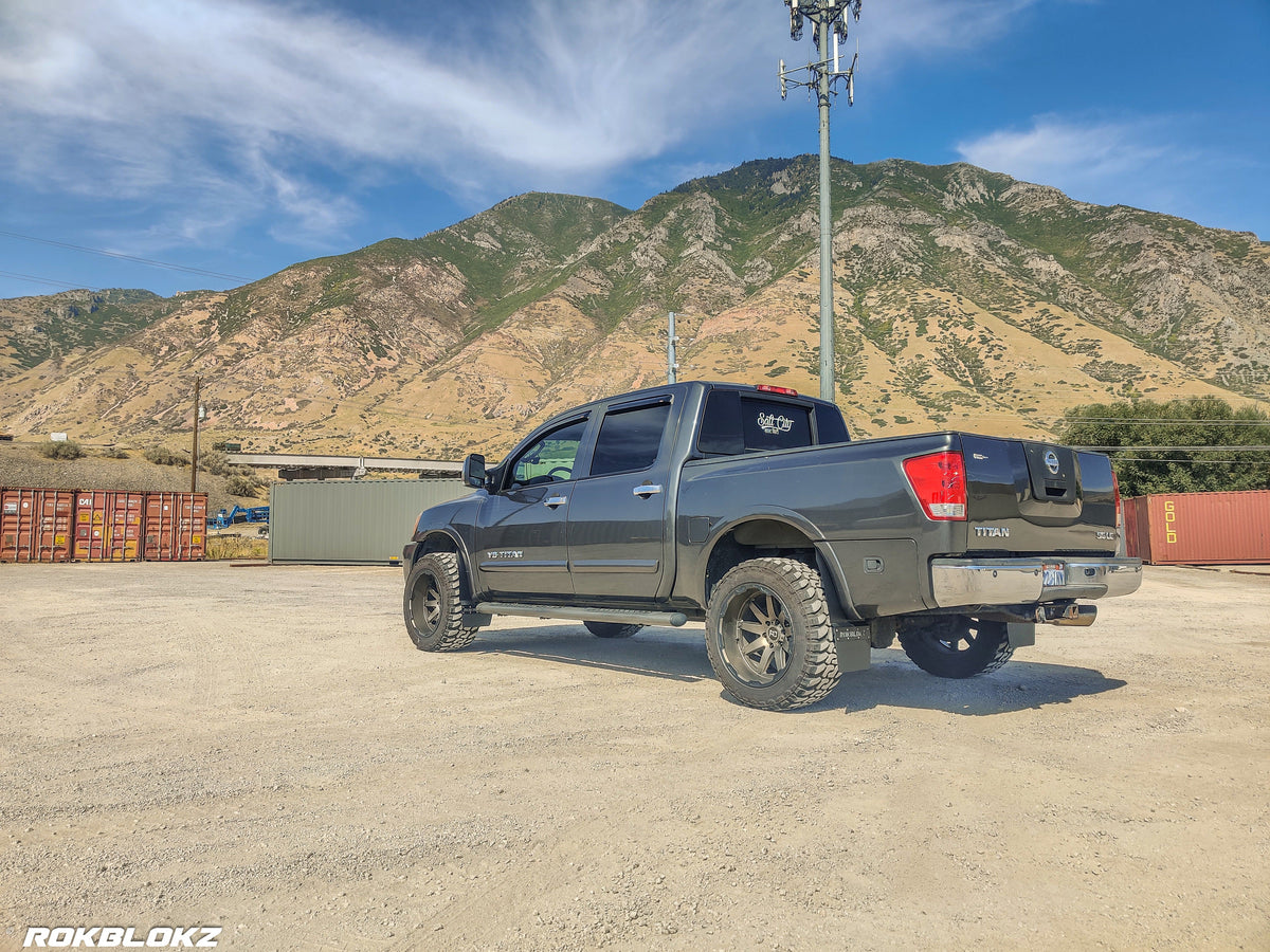 RokBlokz - NISSAN TITAN 2004-2015 STEP BACK Mud flaps