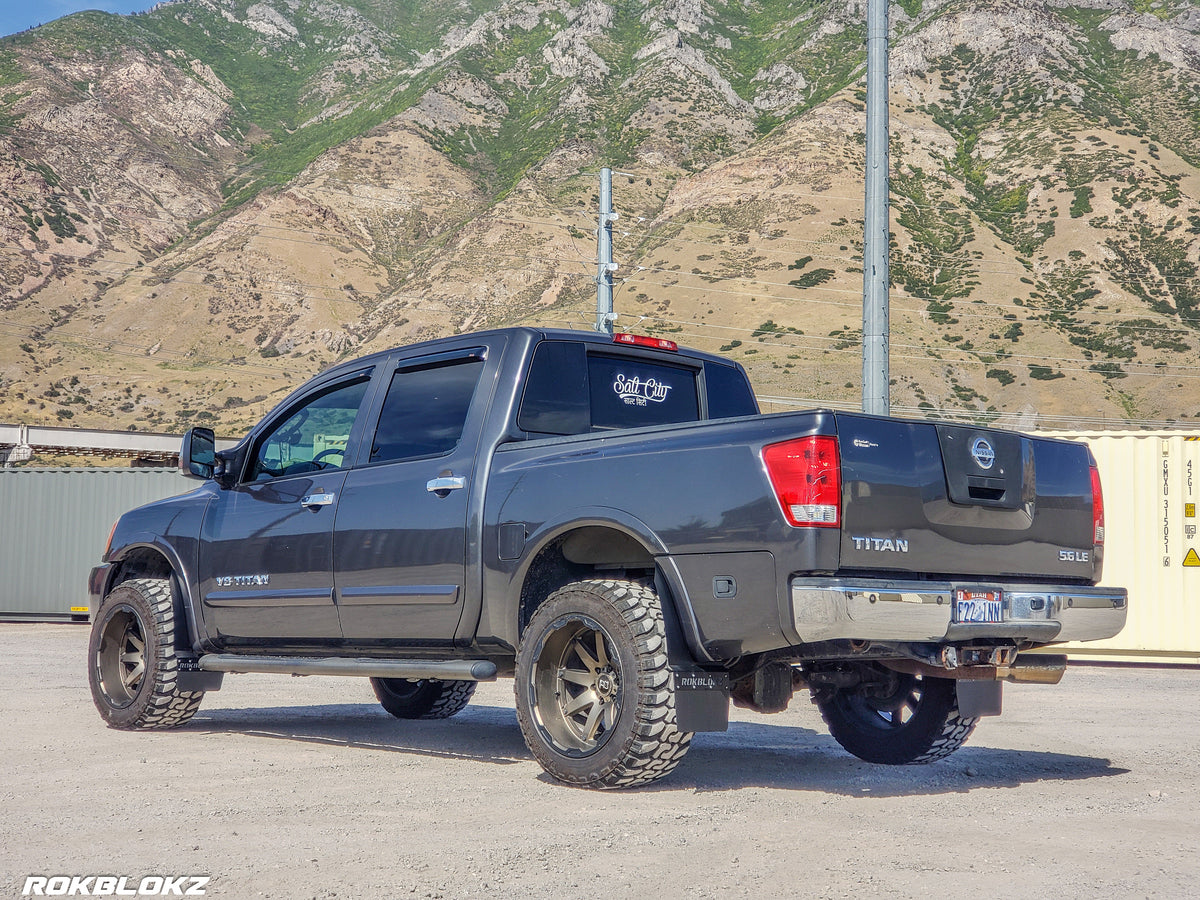 RokBlokz - NISSAN TITAN 2004-2015 STEP BACK Mud flaps