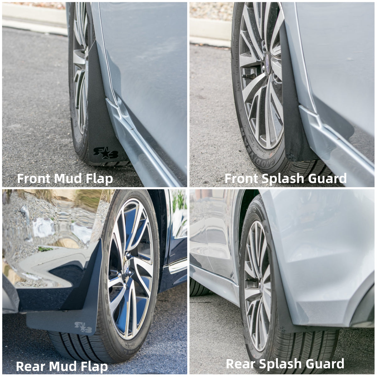 RokBlokz - Subaru Legacy 2015-2019 Rally Mud Flaps