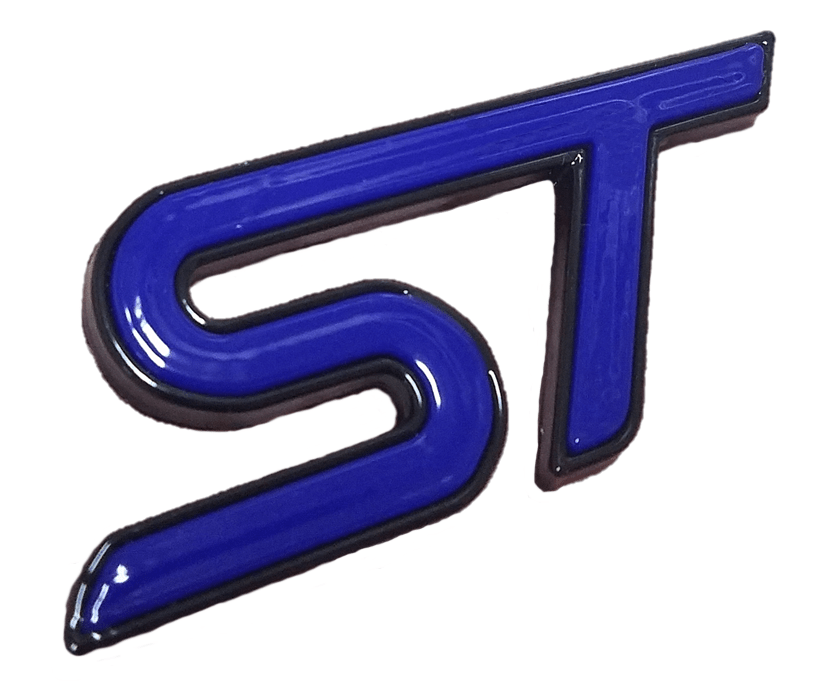 Velossa Tech - 2013-2019 Ford Focus ST/Fiesta ST Two-Tone &quot;ST&quot; Emblem