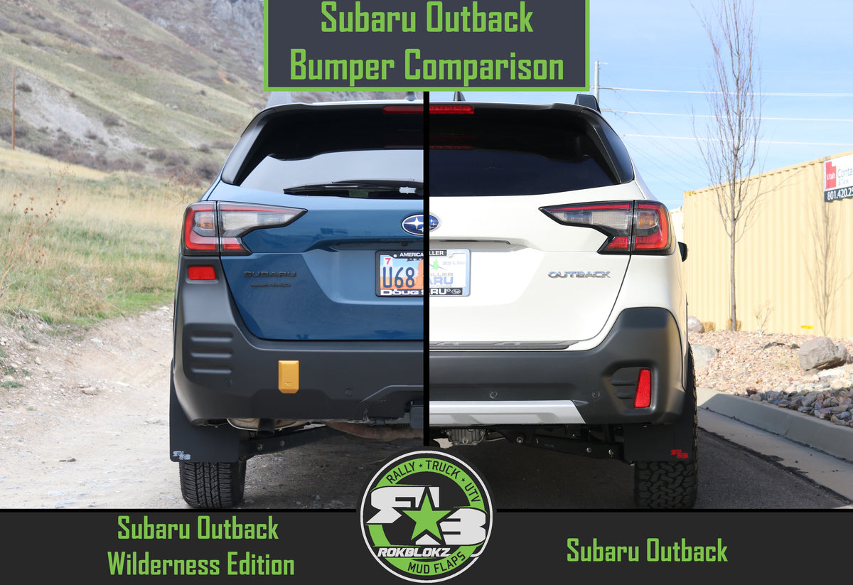 RokBlokz - Subaru Outback WILDERNESS 2021+ Rally Mud Flaps