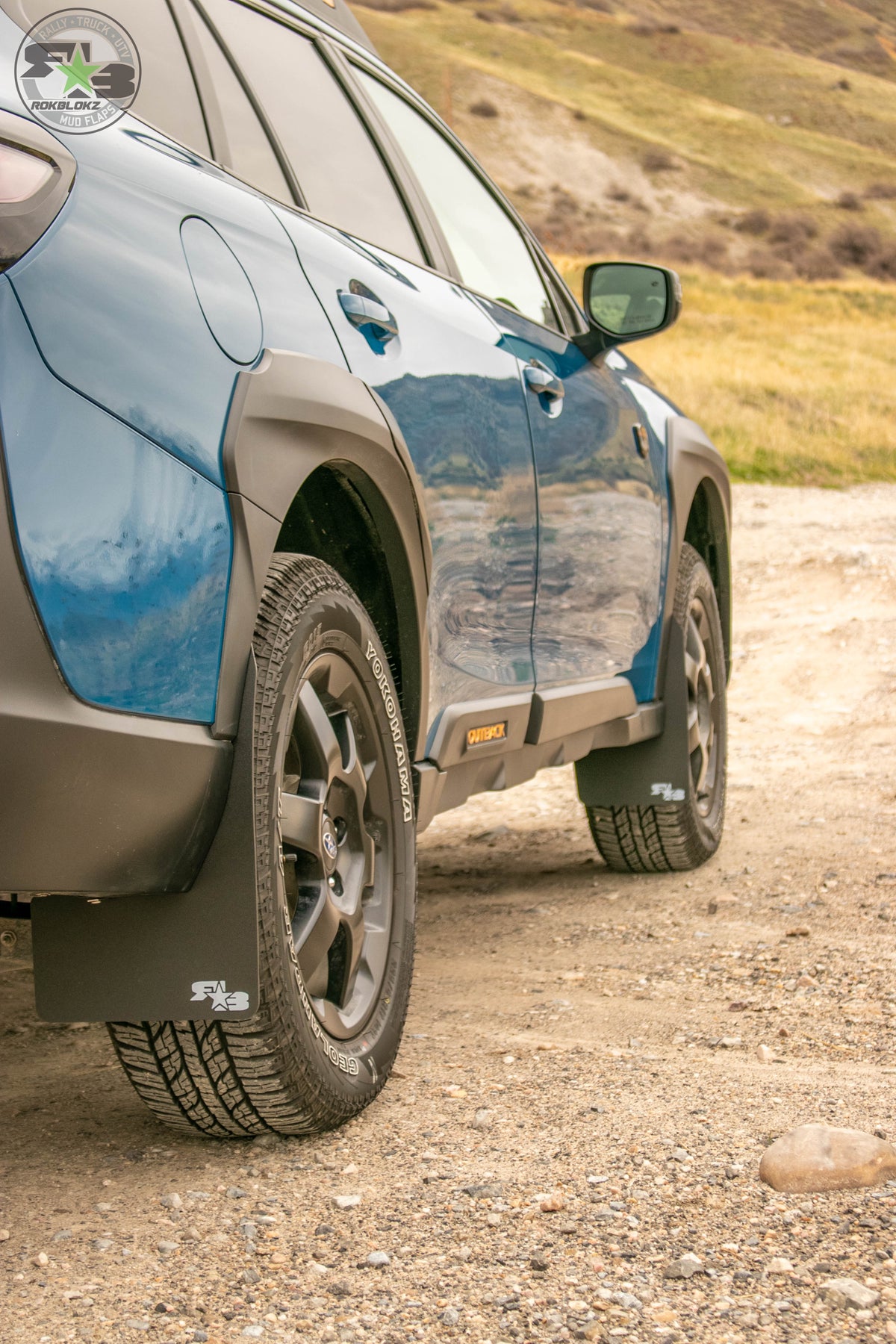 RokBlokz - Subaru Outback WILDERNESS 2021+ Rally Mud Flaps