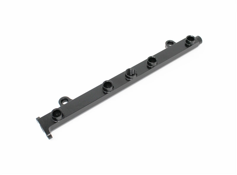 Torque Solution Mitsubishi Evo X Billet Aluminum Fuel Rail - Black - TS-EV-485BK