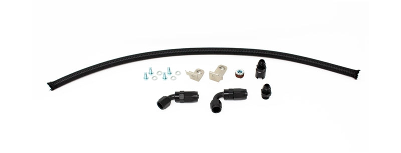 Torque Solution Mitsubishi Evo X Billet Aluminum Fuel Rail - Black - TS-EV-485BK