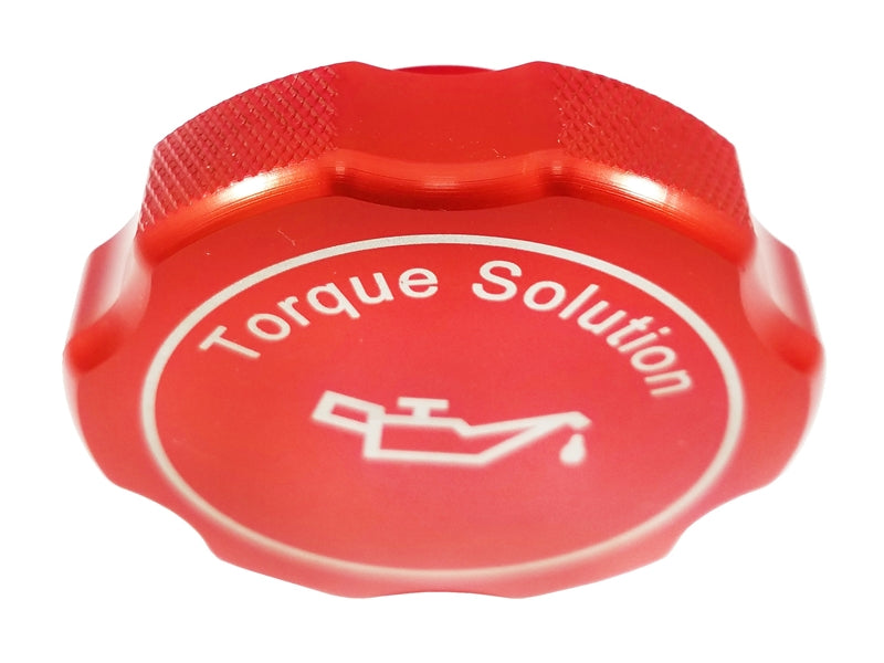 Torque Solution Billet Oil Cap 89+ Subaru - Red - TS-SU-313RD