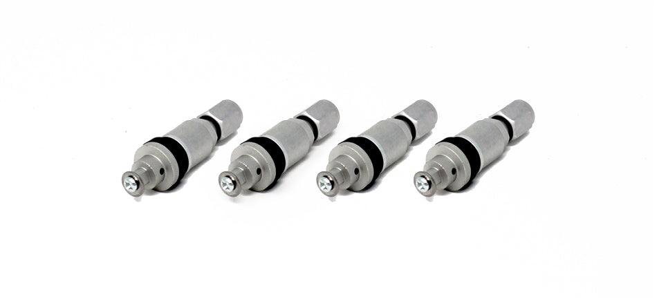 Torque Solution Billet TPMS Valve Stem Kit (Silver) 2008+ Subaru Legacy Impreza WRX / STi - TS-SU-558S-4