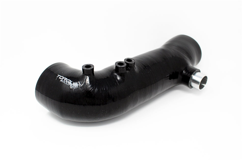 Torque Solution Turbo Inlet Hose Black (Recirc): 02-07 WRX / 04-20 STI / 05-09 Legacy GT (3in Inlet) - TS-SU-565-R