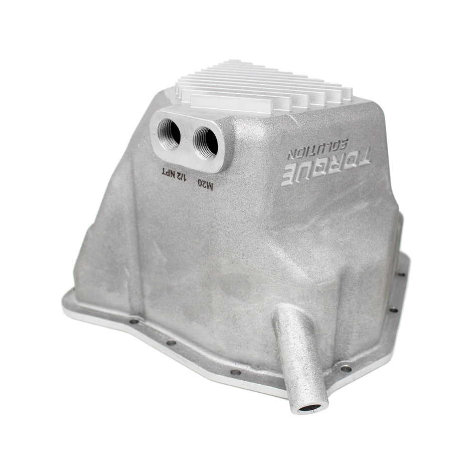 Torque Solution HD Oil Pan: Subaru EJ20/EJ25 - Silver - TS-SU-599-OP