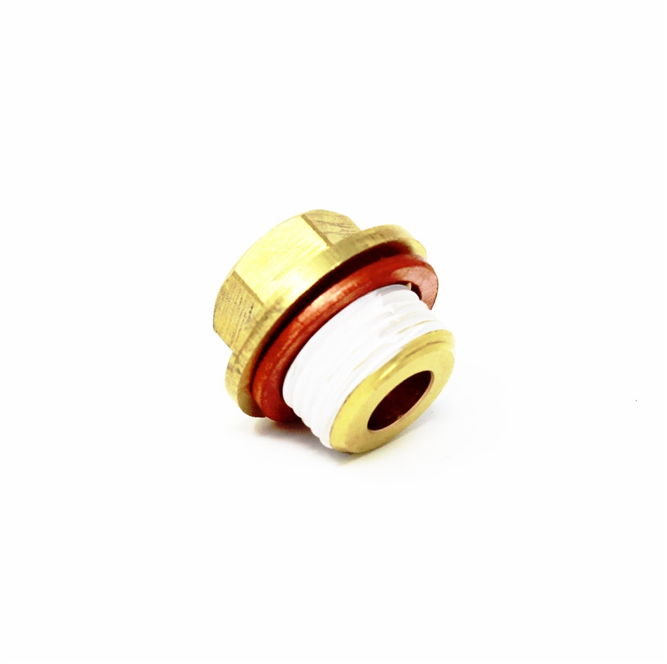 Torque Solution Oil Galley Plug: Subaru EJ20/EJ25 M18-1.5 to 1/8NPT Adapter - TS-SU-609