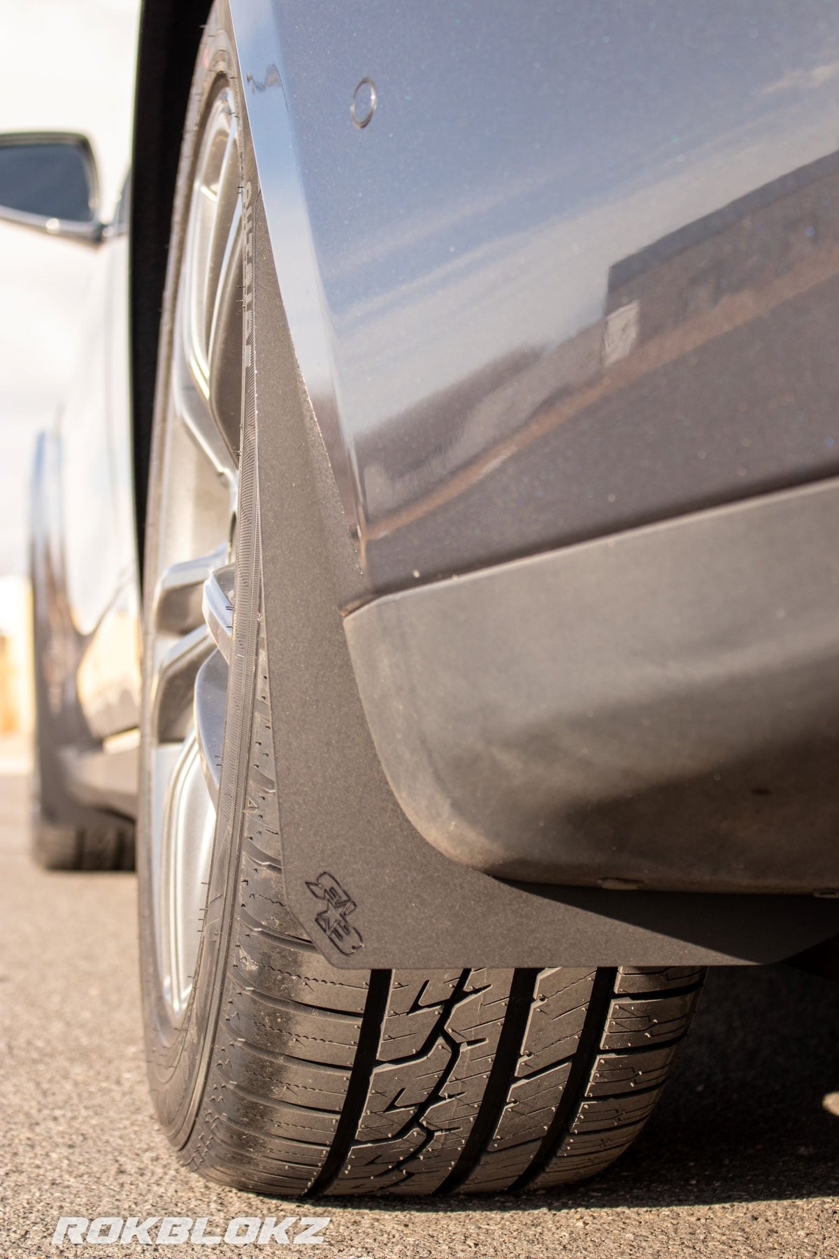 RokBlokz - Tesla Model S 2012-2015 Rally Mud Flaps