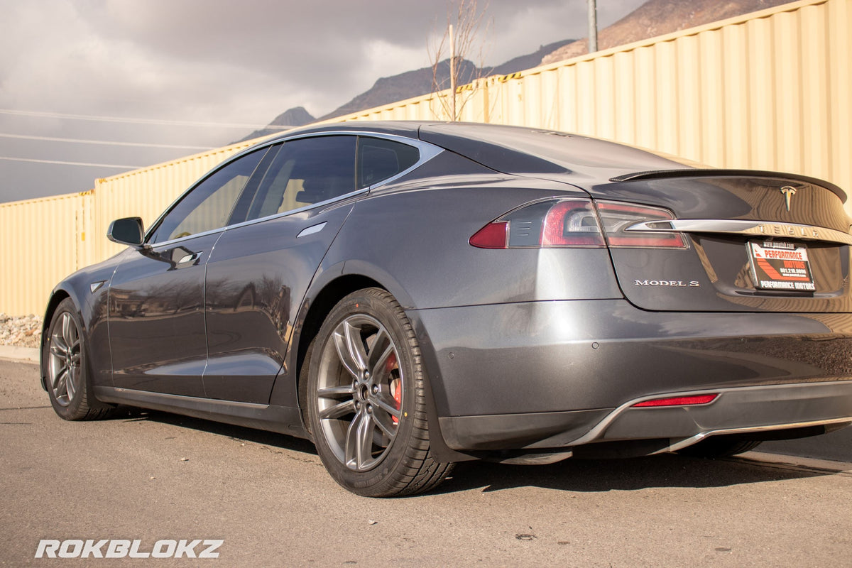 RokBlokz - Tesla Model S 2012-2015 Rally Mud Flaps