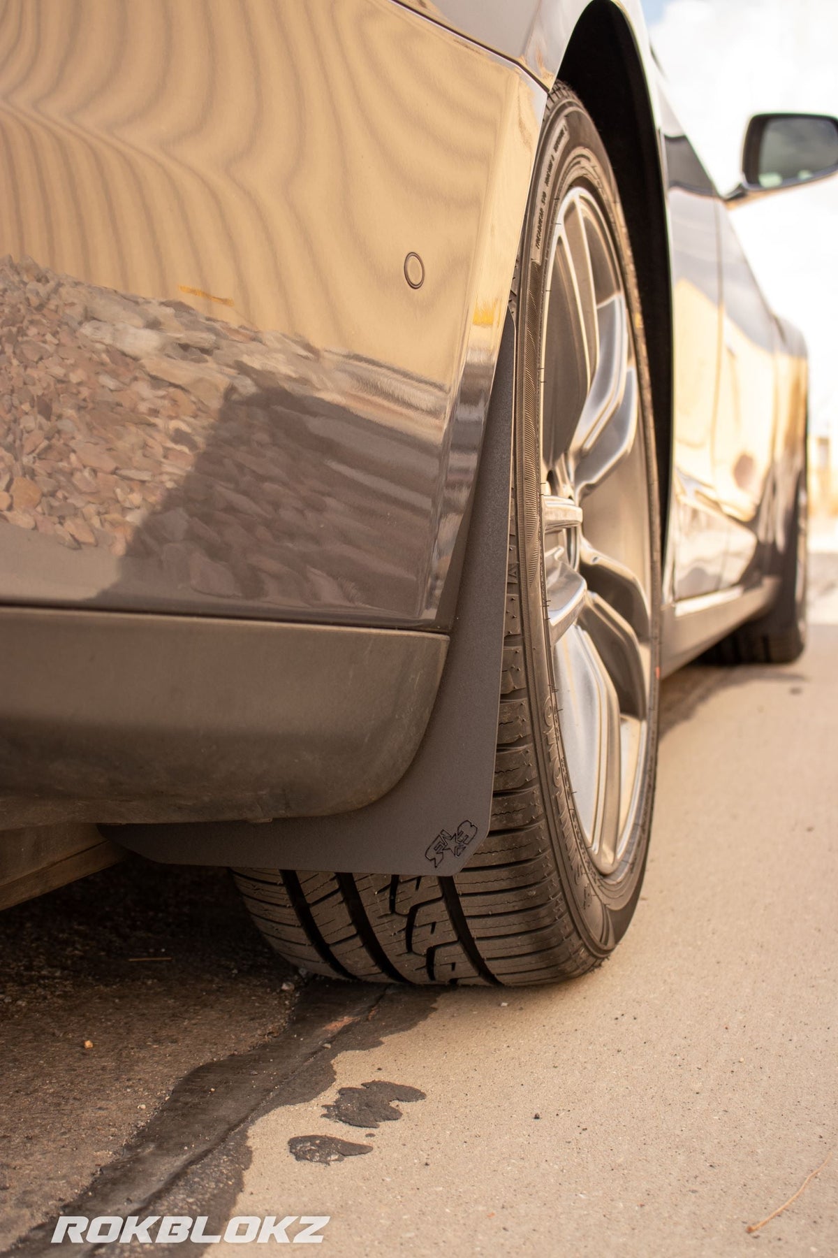 RokBlokz - Tesla Model S 2012-2015 Rally Mud Flaps