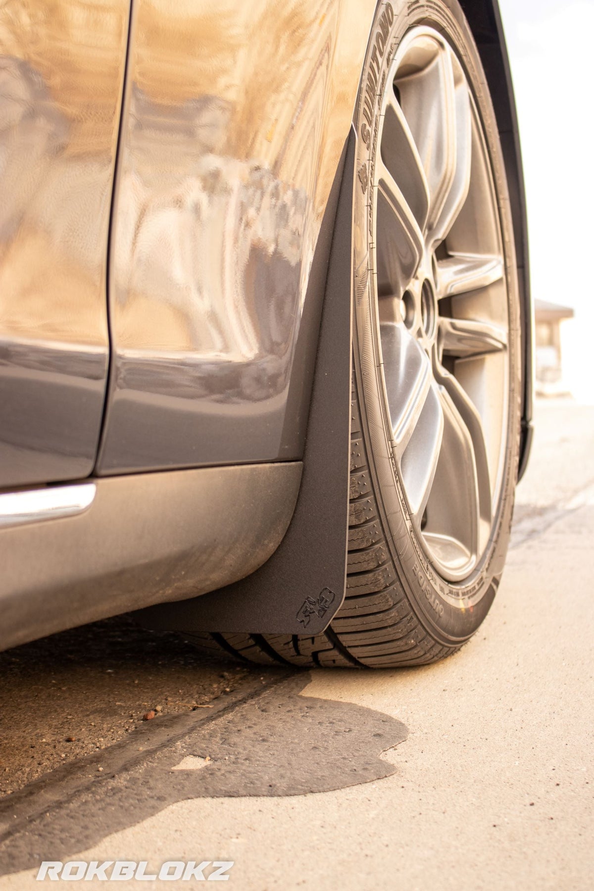 RokBlokz - Tesla Model S 2012-2015 Rally Mud Flaps