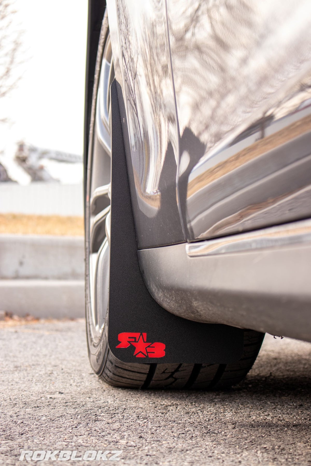 RokBlokz - Tesla Model S 2012-2015 Rally Mud Flaps