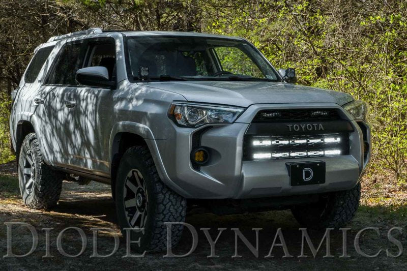 Diode Dynamics 14-19 Toyota 4Runner SS30 (Single) Stealth Lightbar Kit - Amber Driving - DD6763