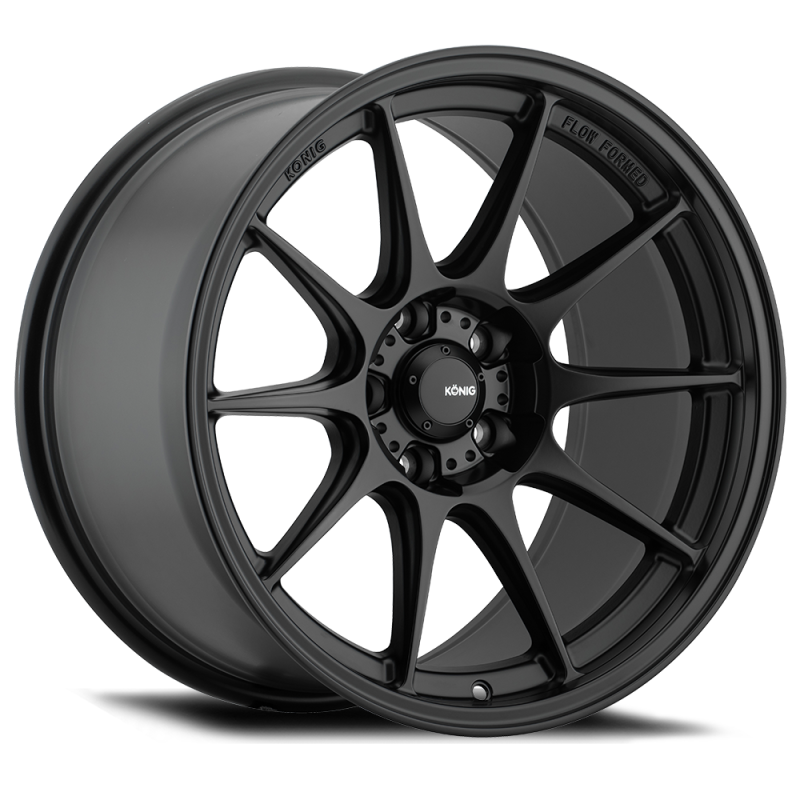 Konig Dekagram 19x10.5B 5x114.3 ET23 Semi-Matte Black