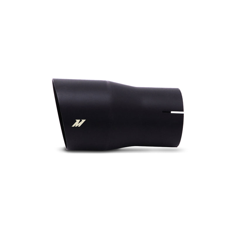 Mishimoto Clamo-On Single Wall Exhaust Tip 5in Outlet - Black - MMEXH-TIP-SWBK