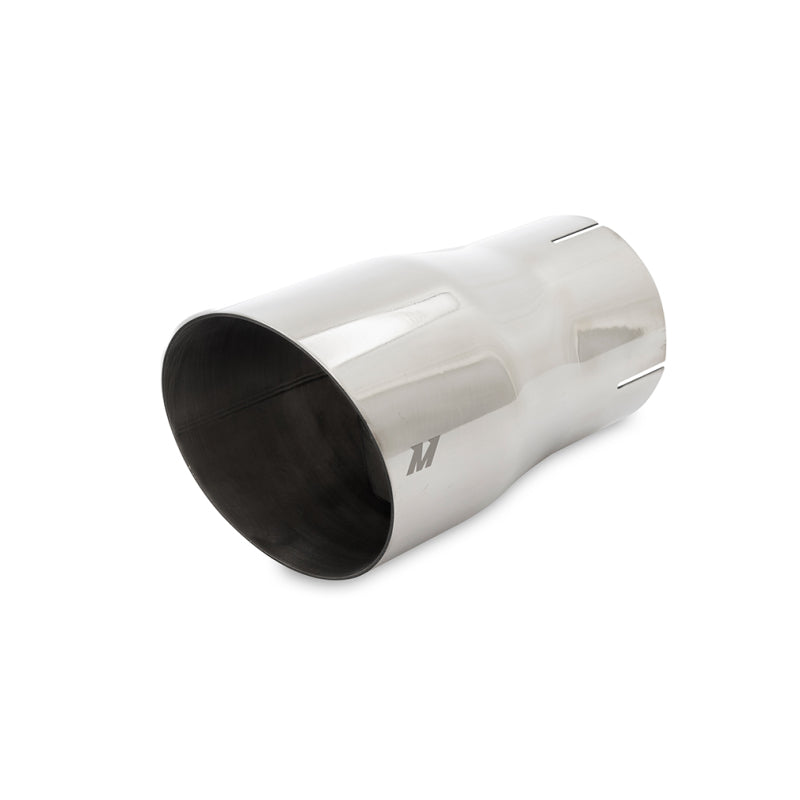 Mishimoto Clamo-On Single Wall Exhaust Tip 5in Outlet - Polished - MMEXH-TIP-SWP