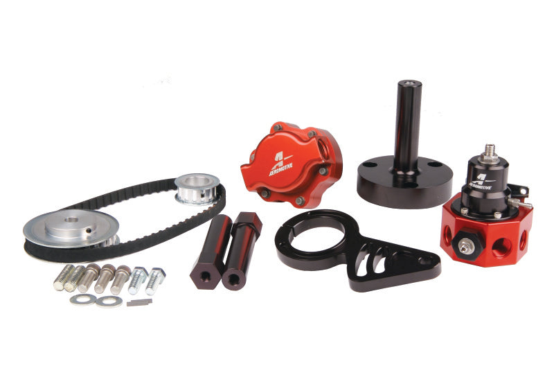 Aeromotive Chevrolet Big Block Belt Drive Fuel Pump &amp; Double Adjustable Reg Bolt-On Kit