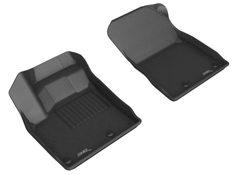 3D Maxpider 21-22 Nissan Rogue Kagu 1st Row Floormat - Black