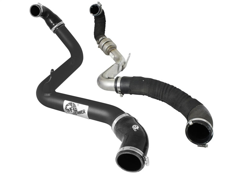 aFe Bladerunner 2.5in Intercooler Hot Side Tubes, 13-17 Ford Focus ST 2.0L Black