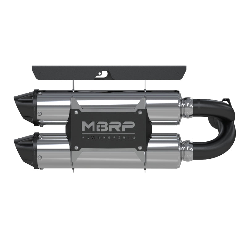 MBRP 2014 Polaris RZR XP 1000 Stacked Dual Slip-On Performance Series Exhaust - AT-9516PT