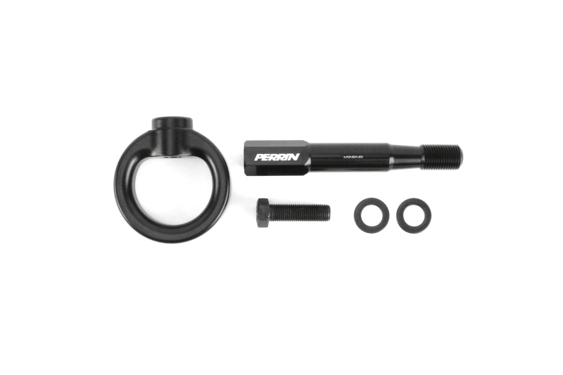 Perrin 15-17 Subaru WRX/STI Tow Hook Kit (Front) - Flat Black - PSP-BDY-232BK