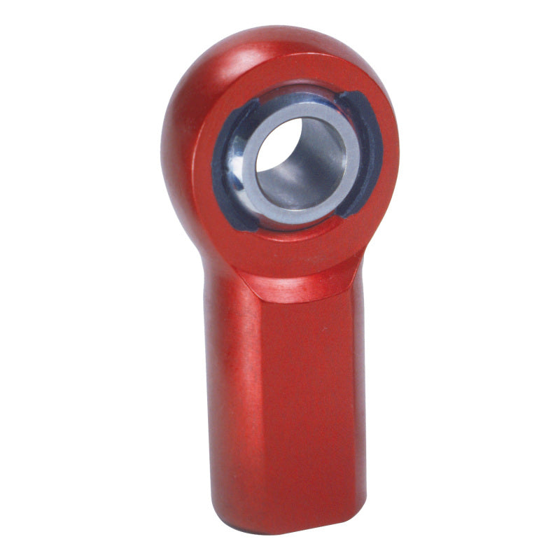 QA1 A Series Endura Rod End - Female/Right Hand - .375in Bore x 3/8-24 - Red Aluminum