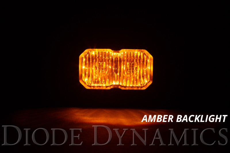 Diode Dynamics Stage Series 2 In LED Pod Pro - Yellow Fog Standard ABL Each - DD6407S