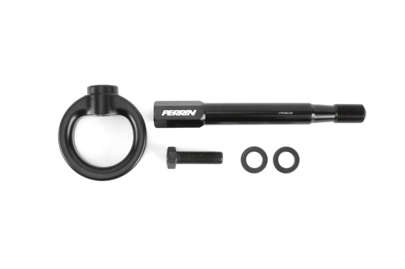 Perrin 2022 Subaru WRX / 18-21 Crosstrek / 14-21 Forester Tow Hook Kit (Front)  - Black - PSP-BDY-237BK