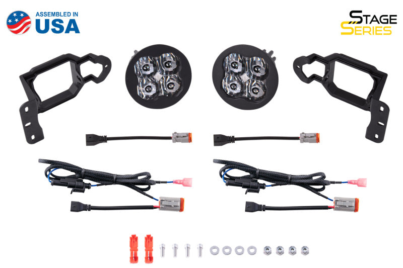 Diode Dynamics SS3 Max Type MS Kit ABL - Yellow SAE Fog - DD7066