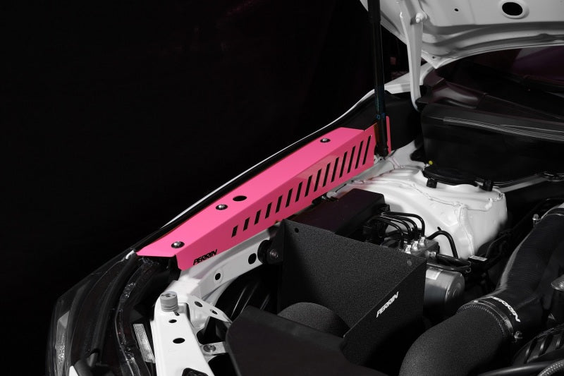 Perrin 22-23 Subaru WRX Fender Shroud Set - Hyper Pink - PSP-ENG-551HP