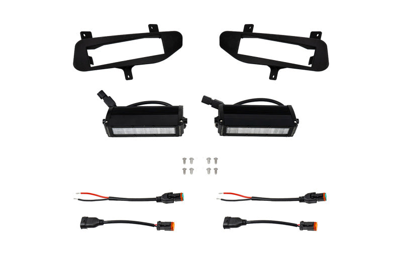 Diode Dynamics SS6 Type NT LED Fog Light Kit - White Wide - DD7977