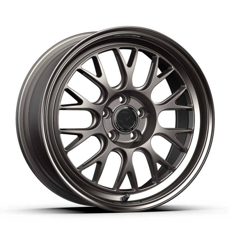 fifteen52 Holeshot RSR 18x8.5 5x108 42mm ET 63.4mm Center Bore Magnesium Grey w/ Gloss Lip - RSHML-88558+42