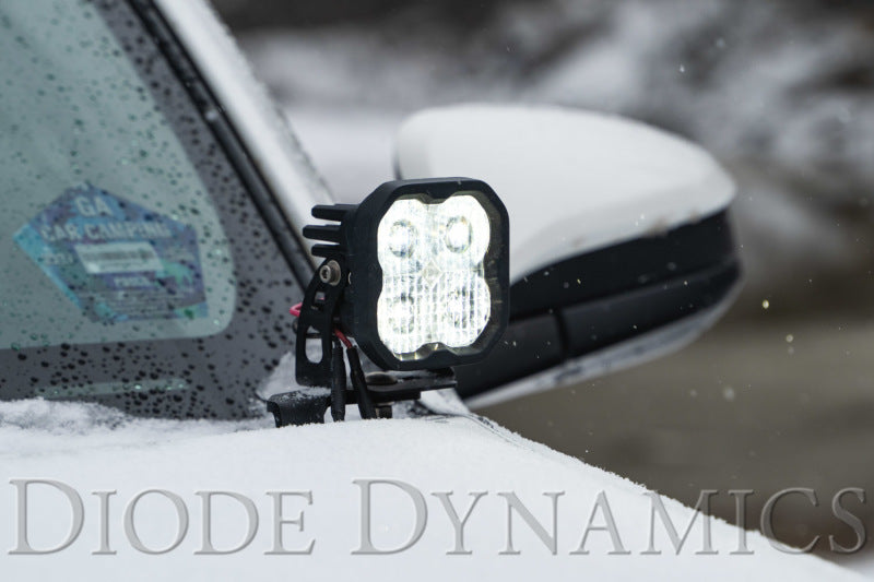 Diode Dynamics 10-21 Toyota 4Runner SS3 LED Ditch Light Kit - Yellow Pro Combo - DD6749