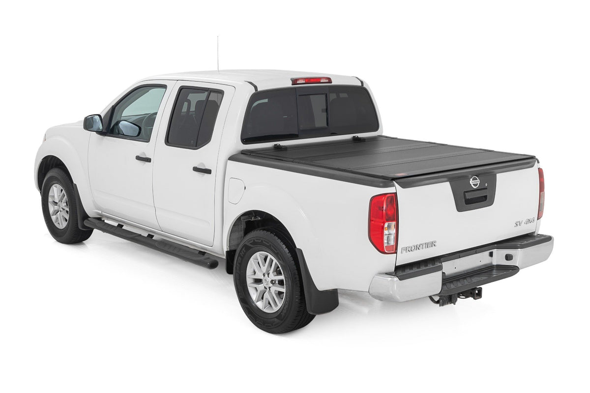 Hard Tri-Fold Flip Up Bed Cover | 5&#39; Bed | Nissan Frontier 2WD/4WD (05-21)