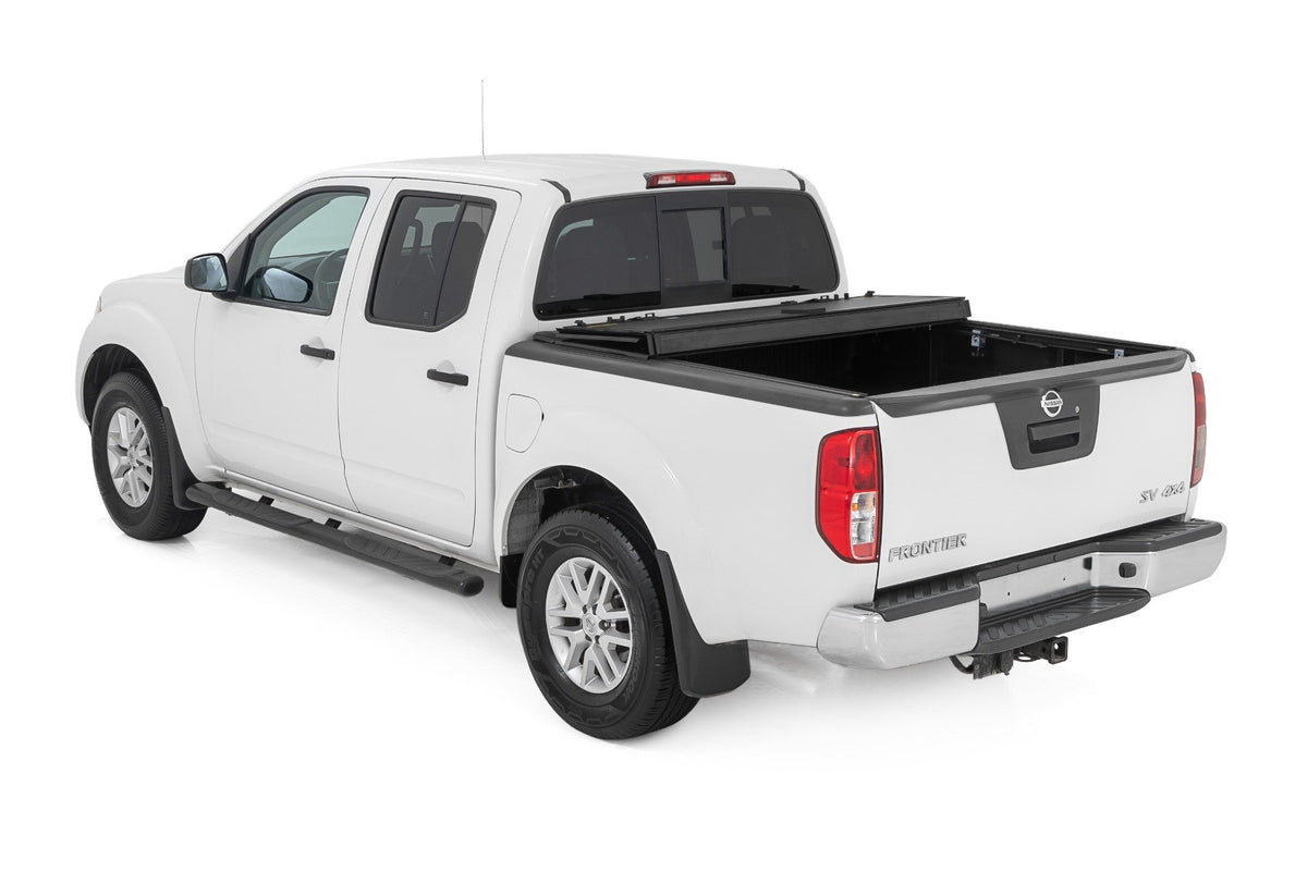 Hard Tri-Fold Flip Up Bed Cover | 5&#39; Bed | Nissan Frontier 2WD/4WD (05-21)