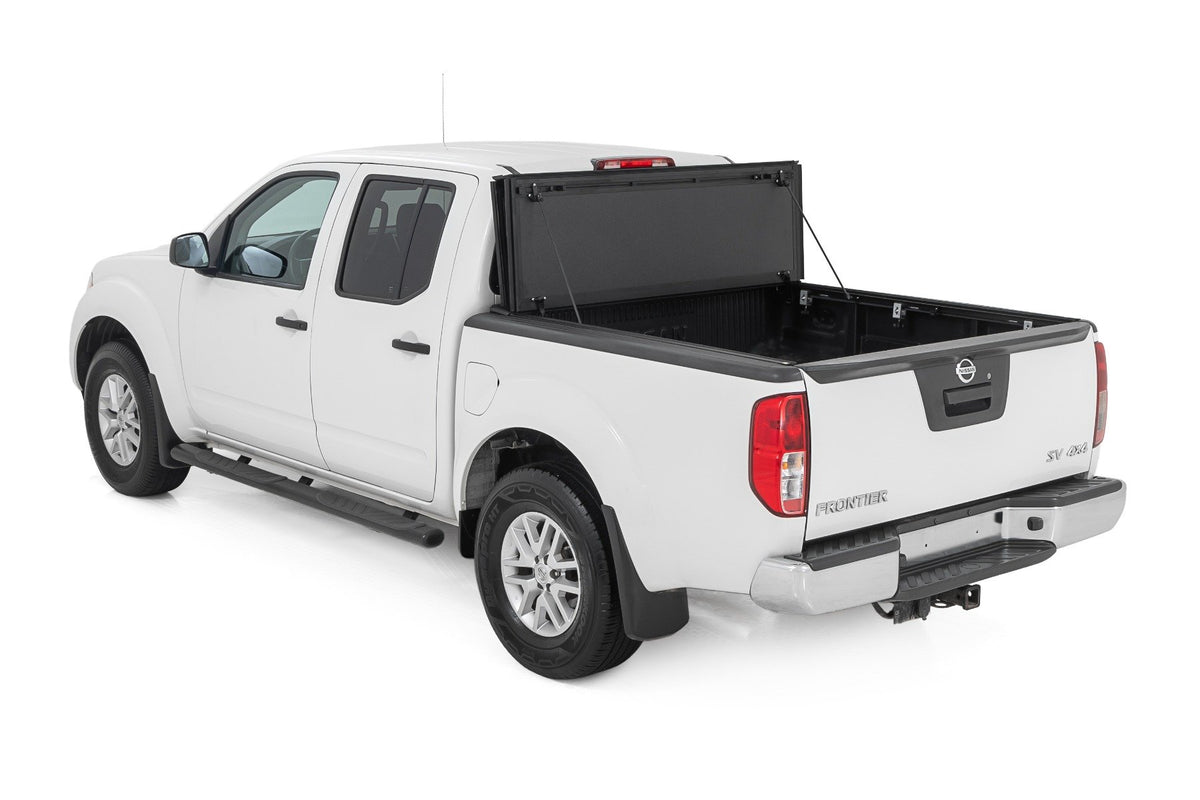 Hard Tri-Fold Flip Up Bed Cover | 5&#39; Bed | Nissan Frontier 2WD/4WD (05-21)