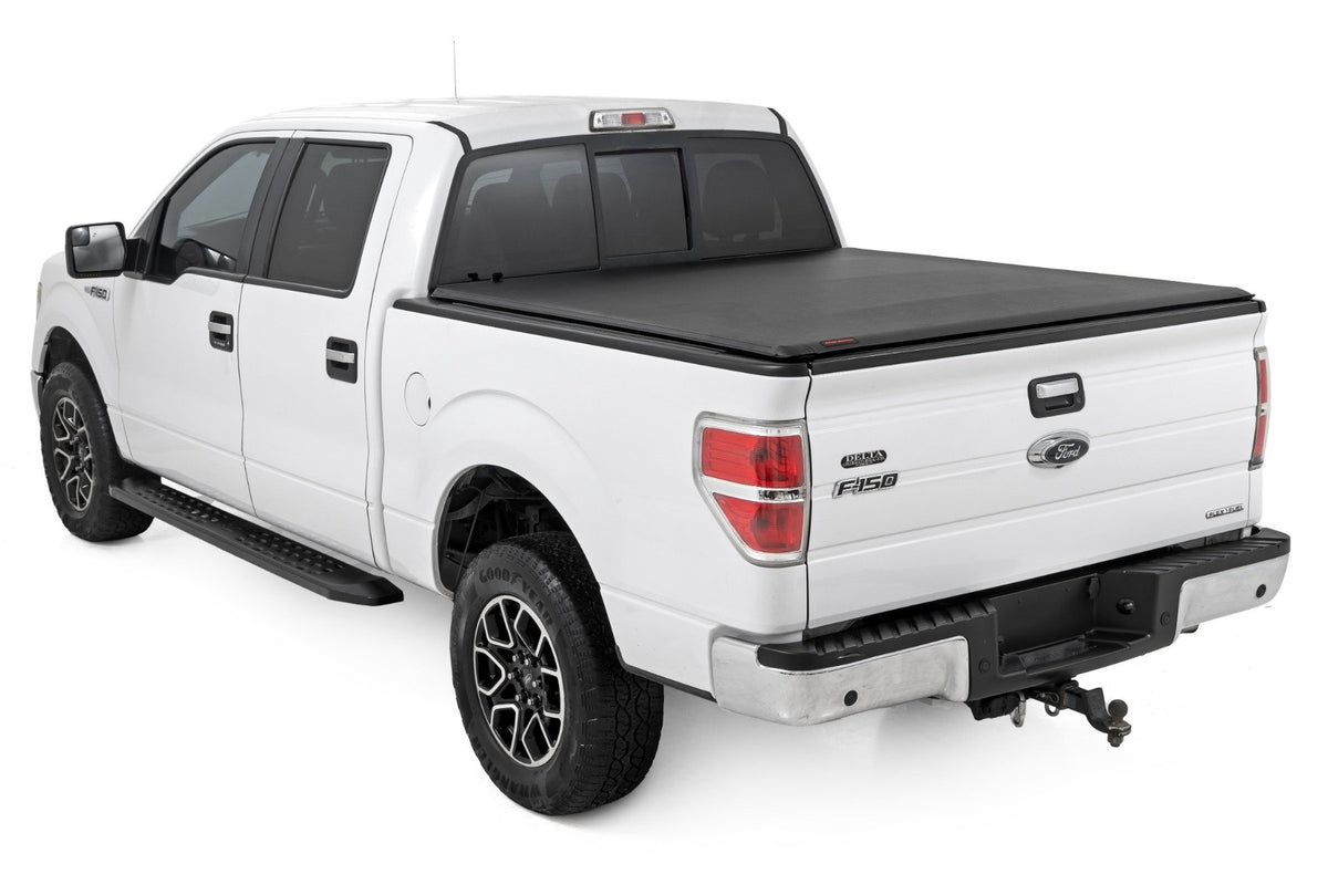 Soft Roll Up Bed Cover | 5&#39;7&quot; Bed | Ford F-150 2WD/4WD (2009-2014)