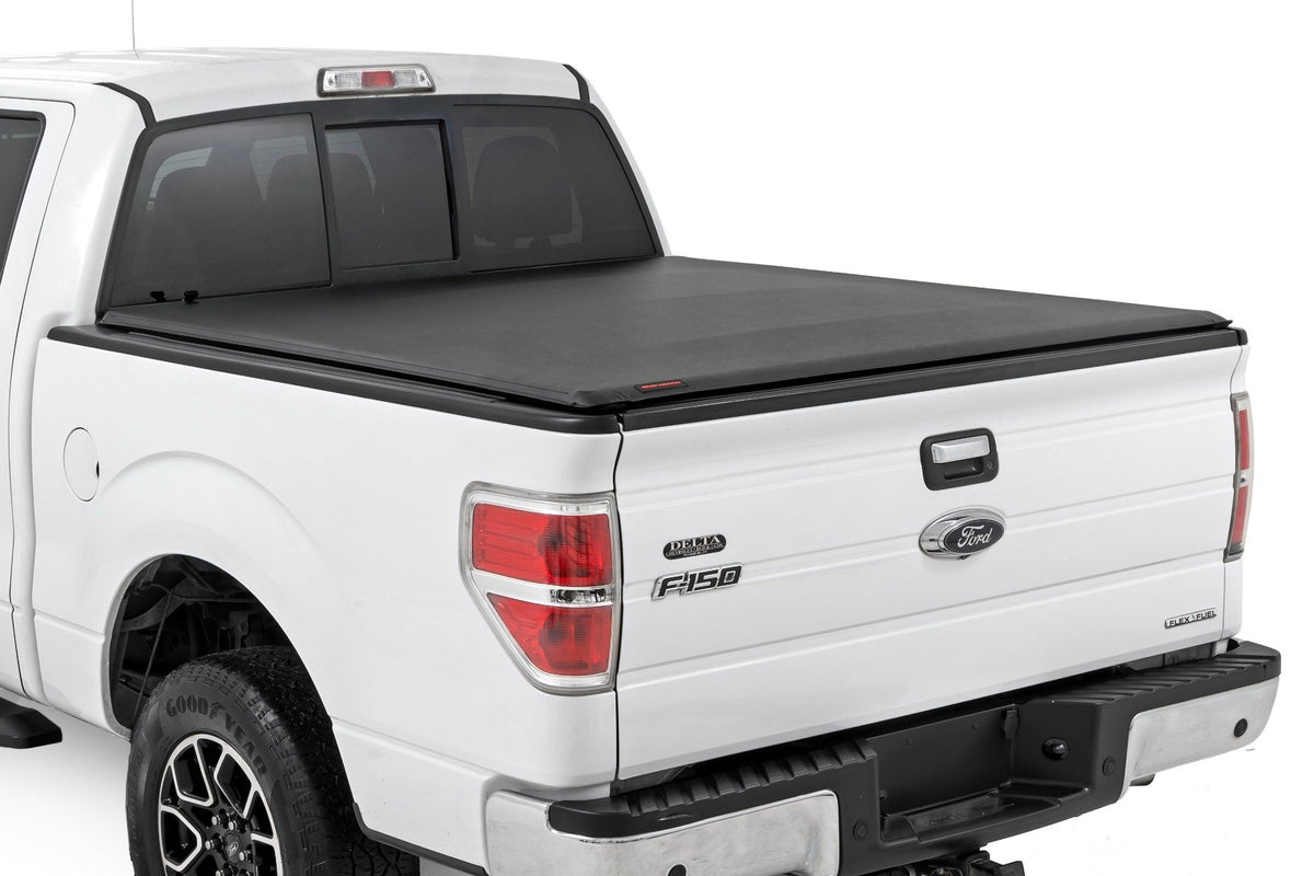 Soft Roll Up Bed Cover | 5&#39;7&quot; Bed | Ford F-150 2WD/4WD (2009-2014)