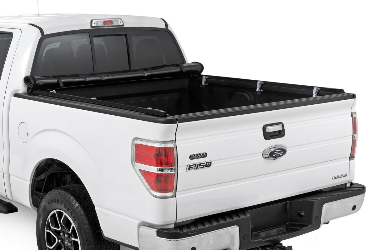 Soft Roll Up Bed Cover | 5&#39;7&quot; Bed | Ford F-150 2WD/4WD (2009-2014)