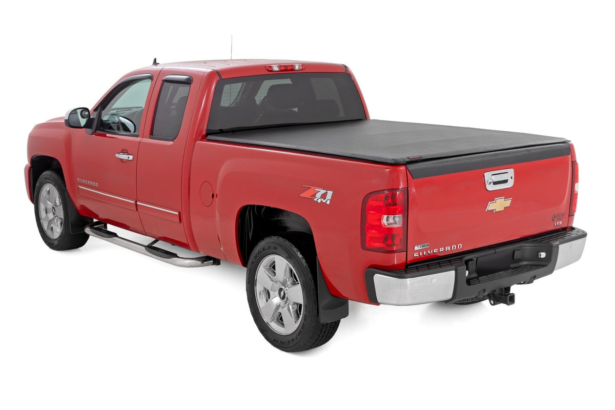 Soft Roll Up Bed Cover | 6&#39;7&quot; Bed | Chevy/GMC 1500/2500HD/3500HD (07-14)