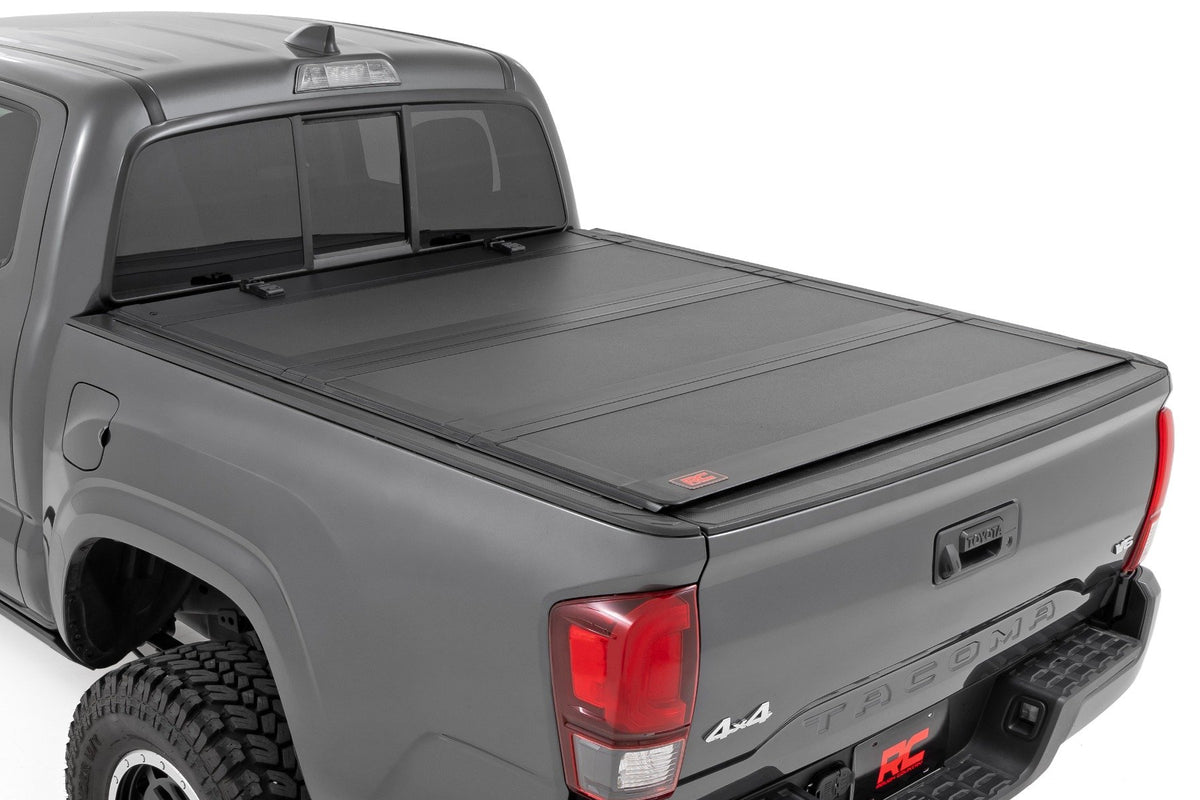 Hard Tri-Fold Flip Up Bed Cover | 6&#39; Bed | Toyota Tacoma 2WD/4WD (2016-2023)