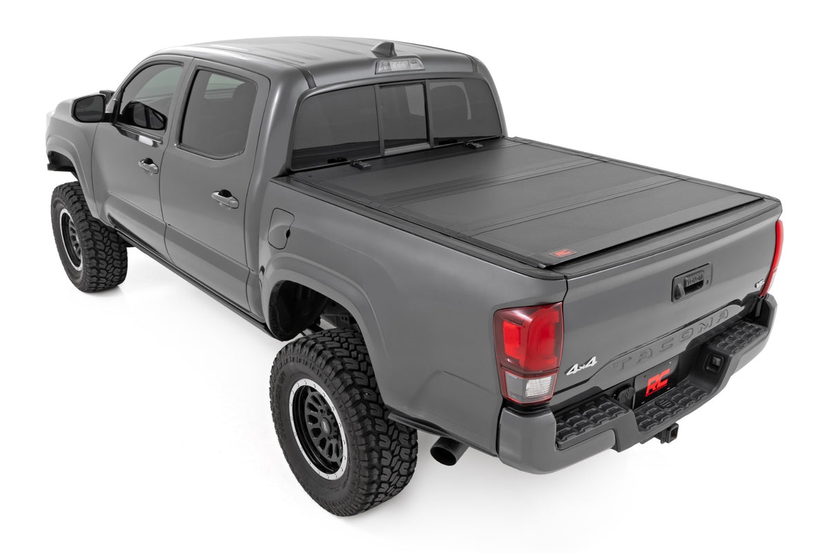 Hard Tri-Fold Flip Up Bed Cover | 6&#39; Bed | Toyota Tacoma 2WD/4WD (2016-2023)