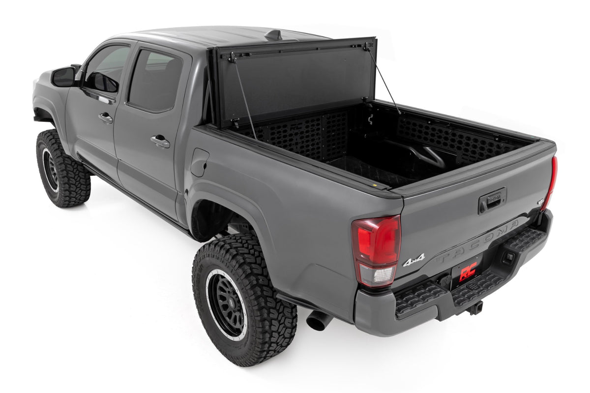 Hard Tri-Fold Flip Up Bed Cover | 6&#39; Bed | Toyota Tacoma 2WD/4WD (2016-2023)